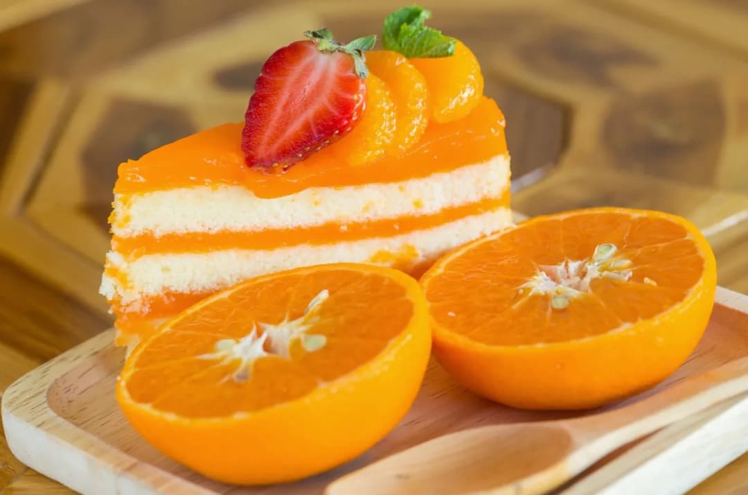 Pyszne ciasto pomarańczowe z kremem - prosty przepis krok po kroku